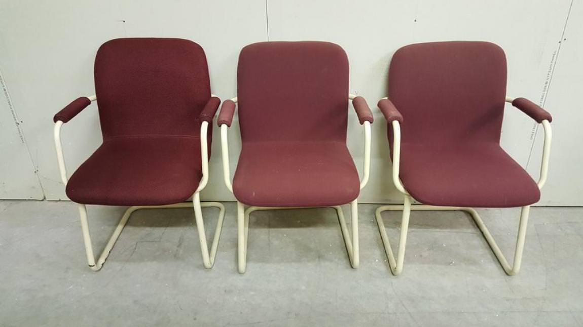 Red Office Waiting Room Chairs