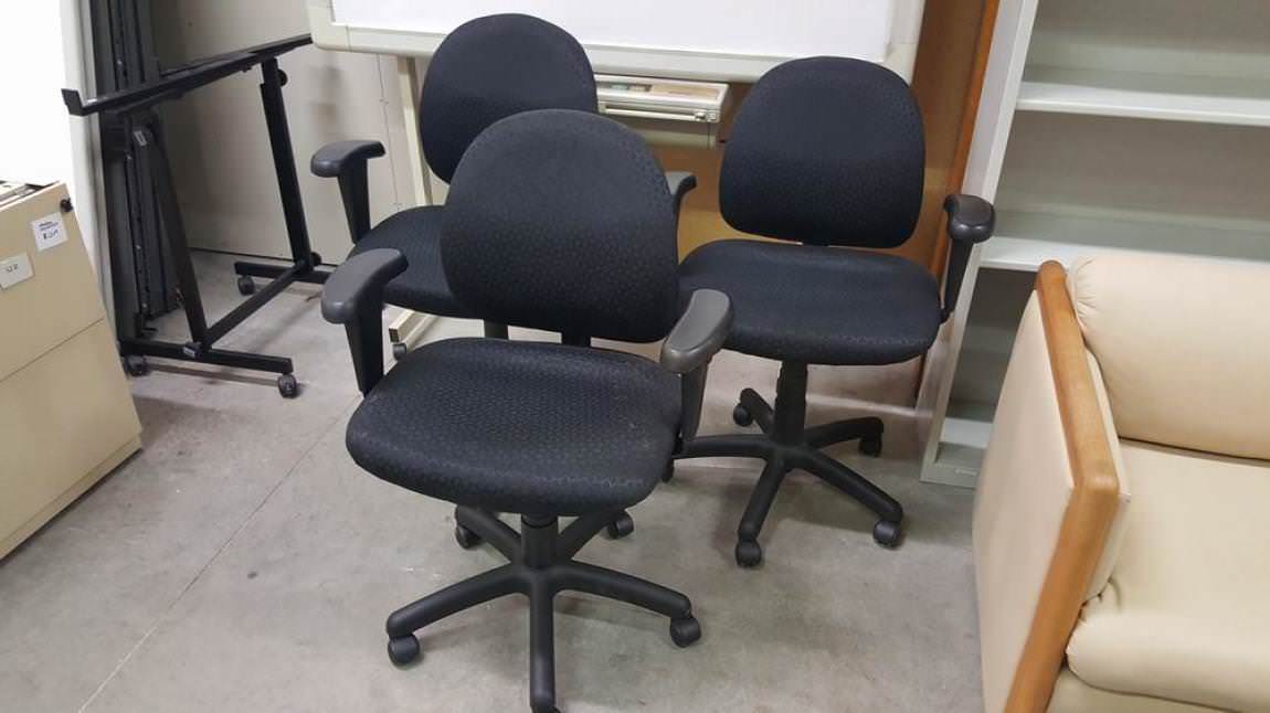Black Rolling Office Chairs