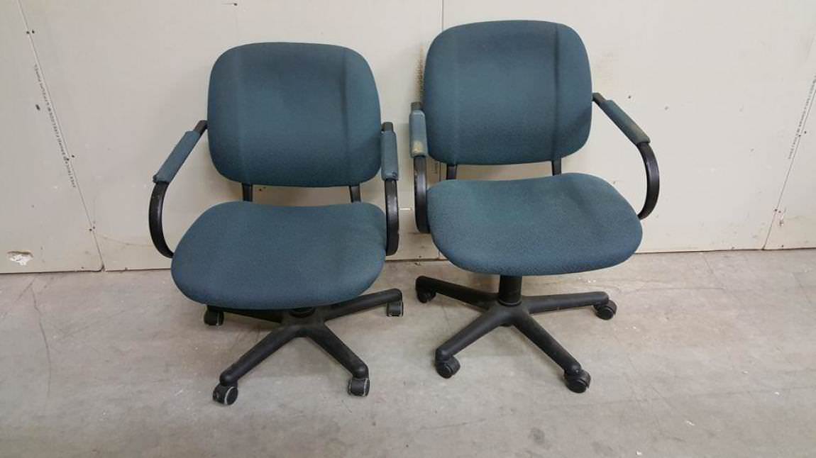 Teal Rolling Office Chairs