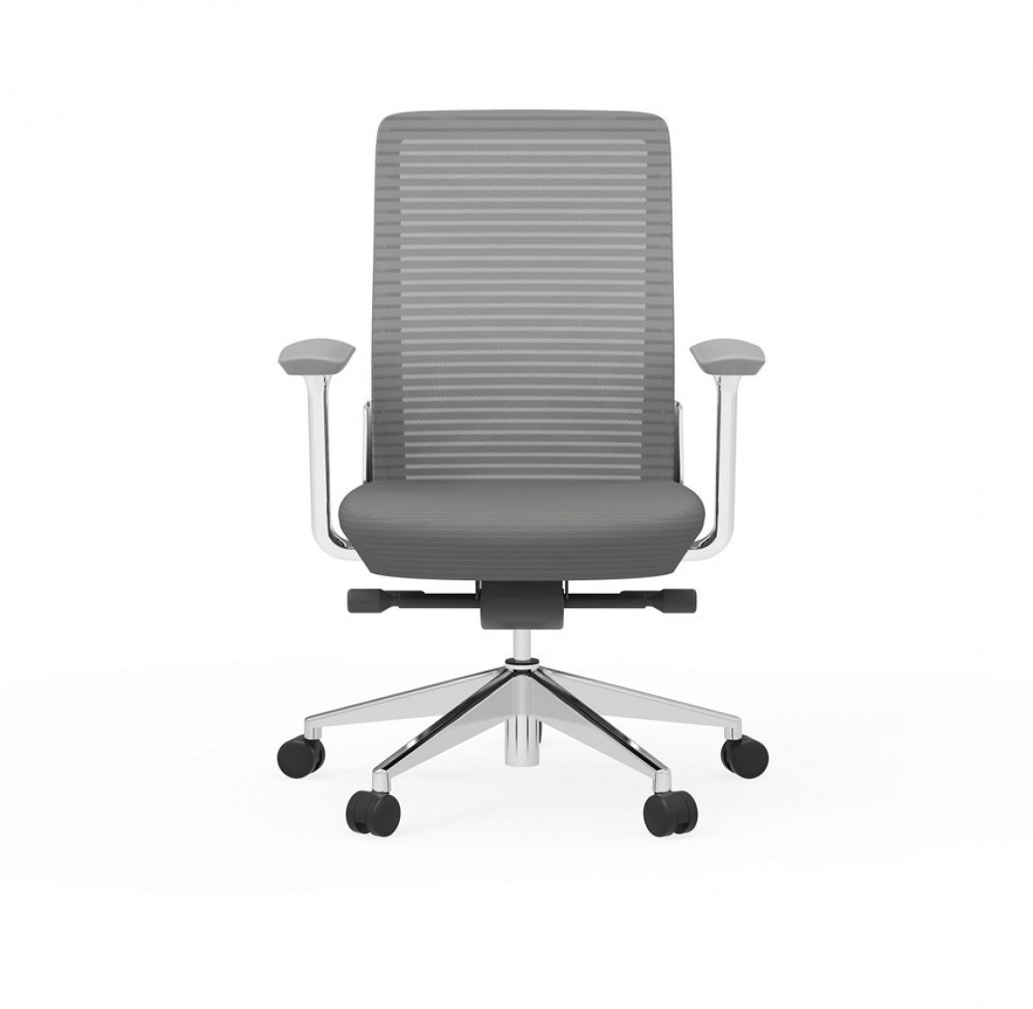 Gray Mesh Back Conference Room Chair