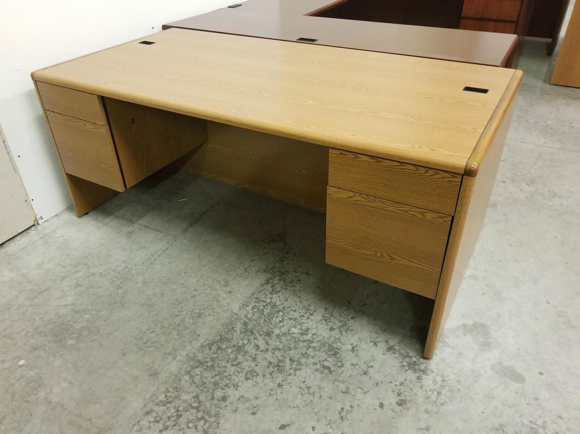Laminate 72x36 Desk with Drawers