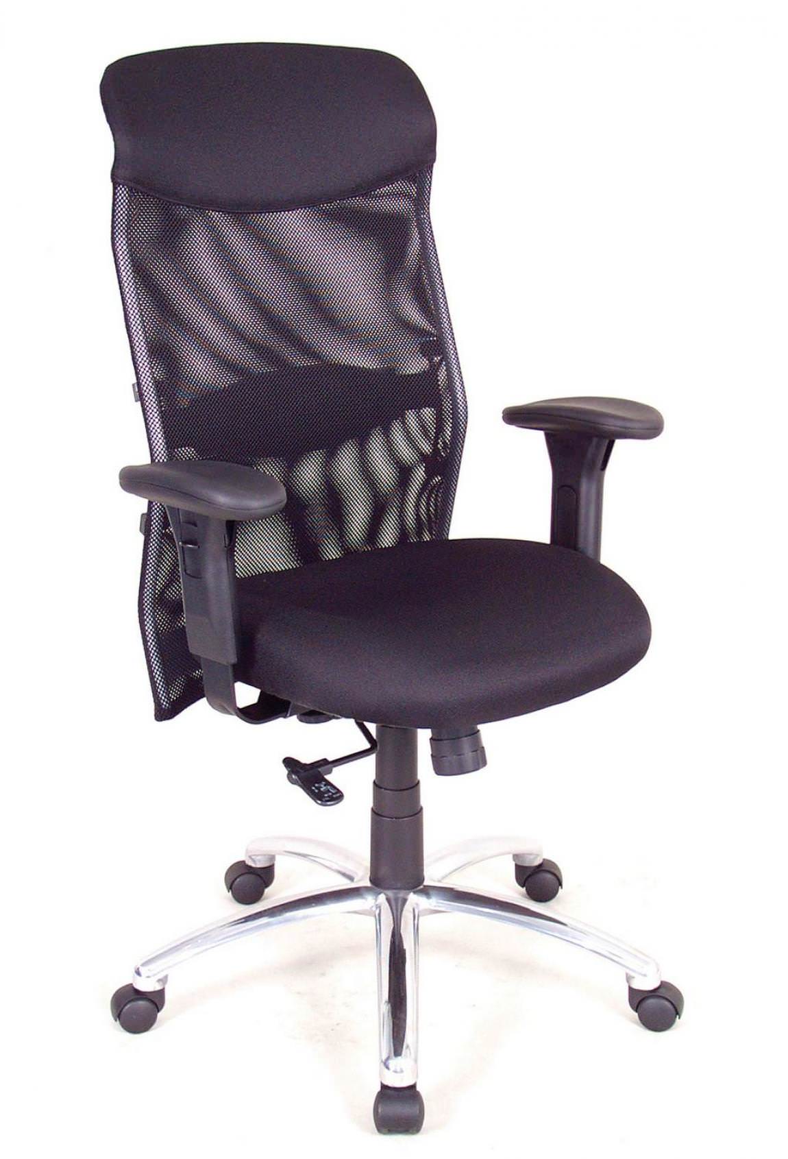Mani-Chord Mesh Executive High-Back Chair with Arms