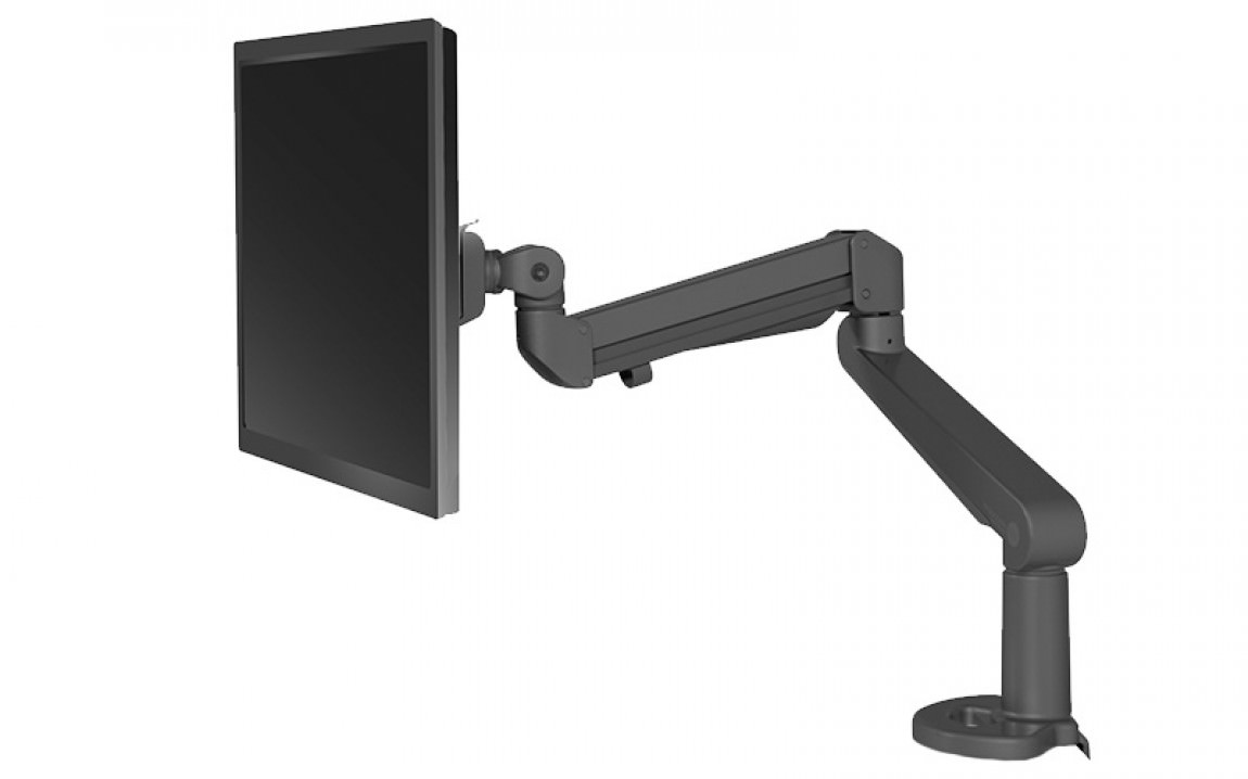 Triple Monitor Arms Grommet Mount