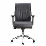 Leather Mid-Back Office Chair