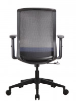 Mesh Back Task Chair with Blue Seat Cover