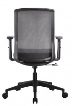 Mesh Back Task Chair with Gray Seat Cover