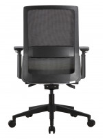 Mesh Back Task Chair with Green Seat Cover