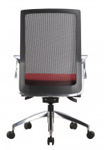 Executive Task Chair with Red Seat Cover