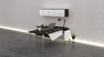 Modern L Shaped Desk with Storage