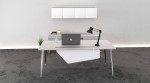 Modern Rectangular Desk with Storage