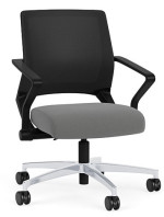 Mesh Back Conference Chair with Vinyl Seat