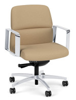 Leather Mid Back Conference Room Chair