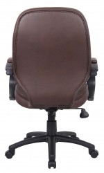 Brown Leather Executive Office Chair