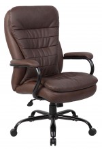 Brown Leather Heavy Duty Executive Office Chair