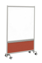 Mobile Double Sided Dry Erase Whiteboard