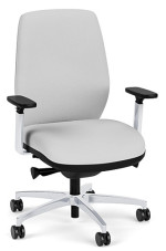 White Leather Office chair