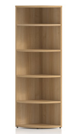 Curved Corner Bookcase