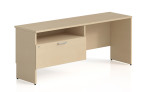 Lateral File Credenza with Open Storage