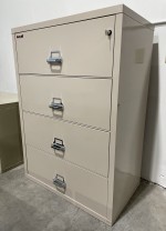 Fireking Fireproof 4 Drawer Lateral Filing Cabinet