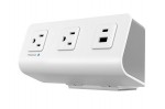 White Fast-Charge w/ Surge Protect - 2 AC + 2 USB/C