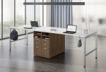 4 Person Workstation with Drawers