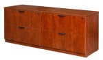 Double Lateral Office Credenza File Cabinet