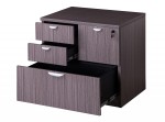 4 Drawer Combo Lateral Filing Cabinet