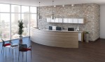 Curved Reception Desk