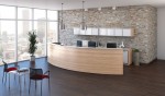 Curved Reception Desk