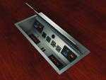 Silver Conference Table Power Module