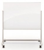 Mobile Magnetic Glass Dry Erase Whiteboard