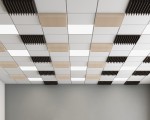 3D Sound Absorbent Acoustic Ceiling Tiles