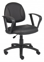 Leather Office Chair with Arms