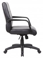 Leather Mid Back Office Chair