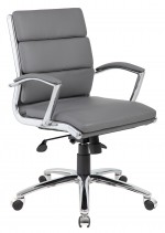 Vinyl Mid Back Conference Room Chair