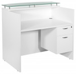 Small Reception Desk Shell