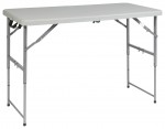 Height Adjustable Folding Table - 48