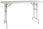 Height Adjustable Folding Table - 72