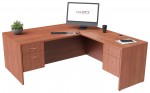 L Shaped Desk with Drawers