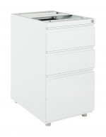 3 Drawer Metal Pedestal Without Top