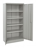 Storage Cabinet with 4  Adjustable Shelves