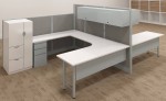 8x8 Modern Cubicle Management Staions