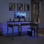 Gaming Desk with LED Lights