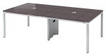 8 FT Conference Table with Metal Legs