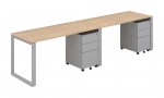 2 Person Workstation Desk