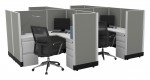 4 Person Cubicle with Power