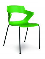 Green Plastic Stacking Office Chair