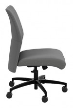 Armless Adjustable Office Chair