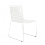 Stackable Outdoor Chair, Set of 10 with Included Dolly