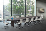 Racetrack Conference Room Table and Chairs Set